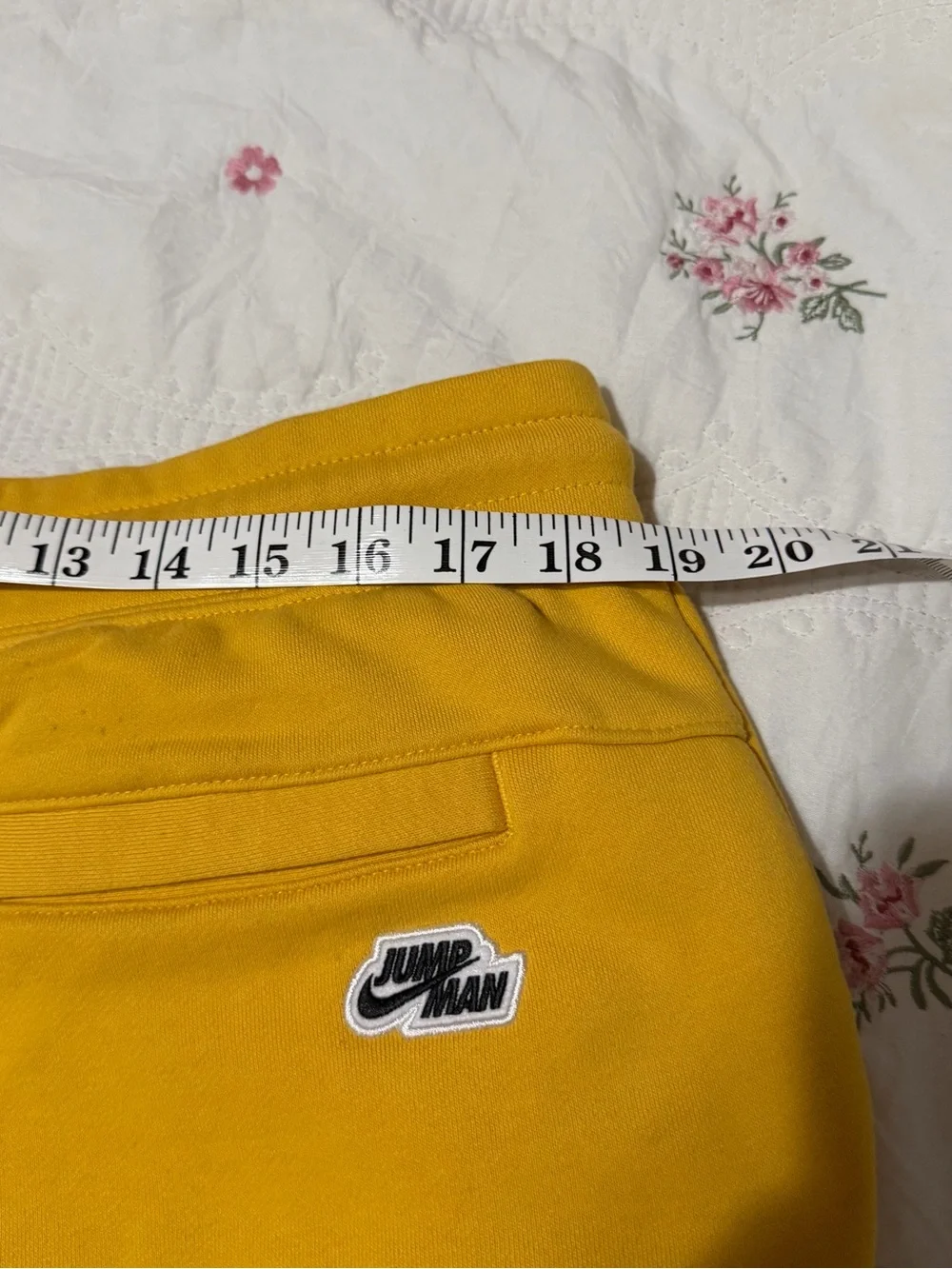 Jordan Jumpman Mustard Yellow Fleece Sweatpants, Men’s XXL
